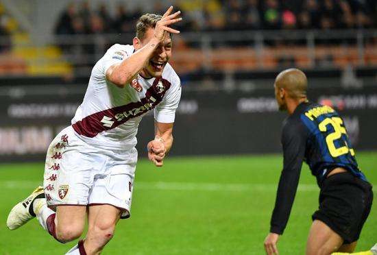  都灵锋霸贝洛蒂复出即建功，终结进球荒  